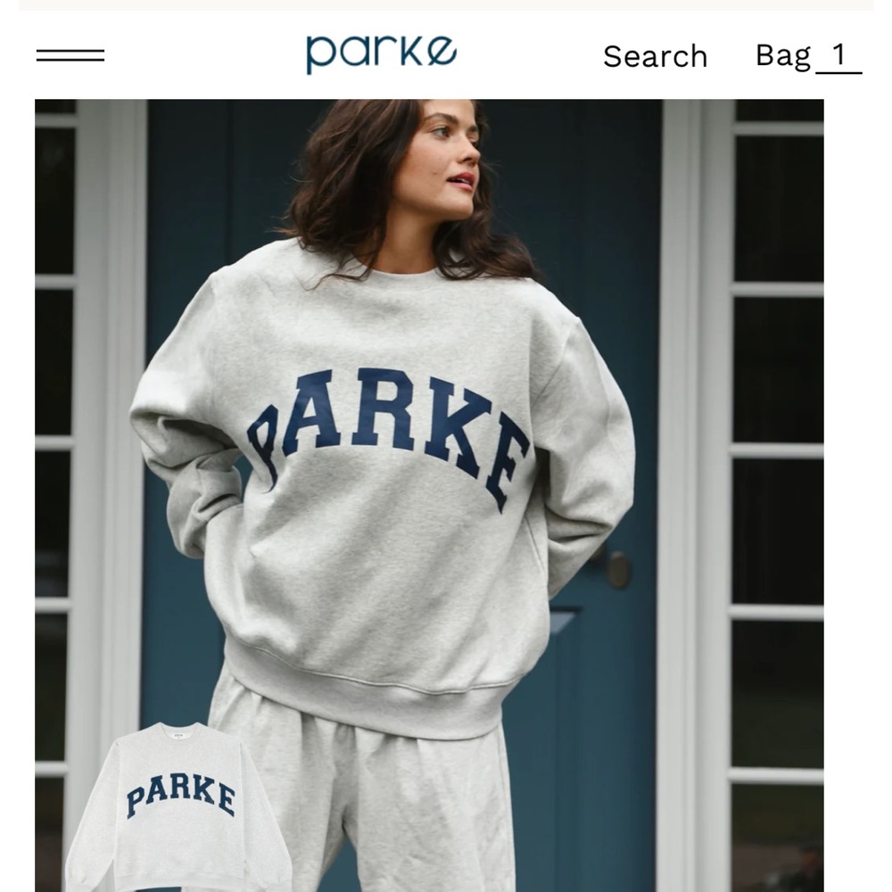 NWOT PARKE Women's Grey sweatshirt